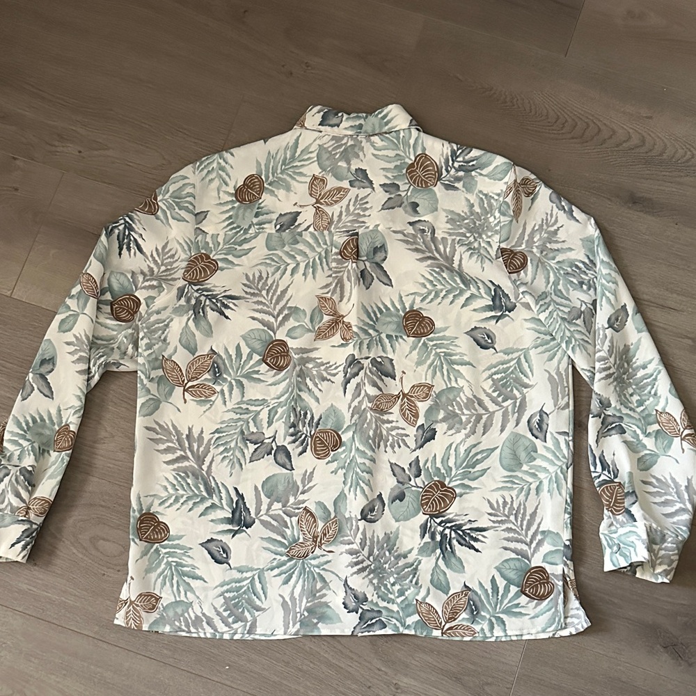 Alfred Dunner’s Leaf Print Top -Size 12